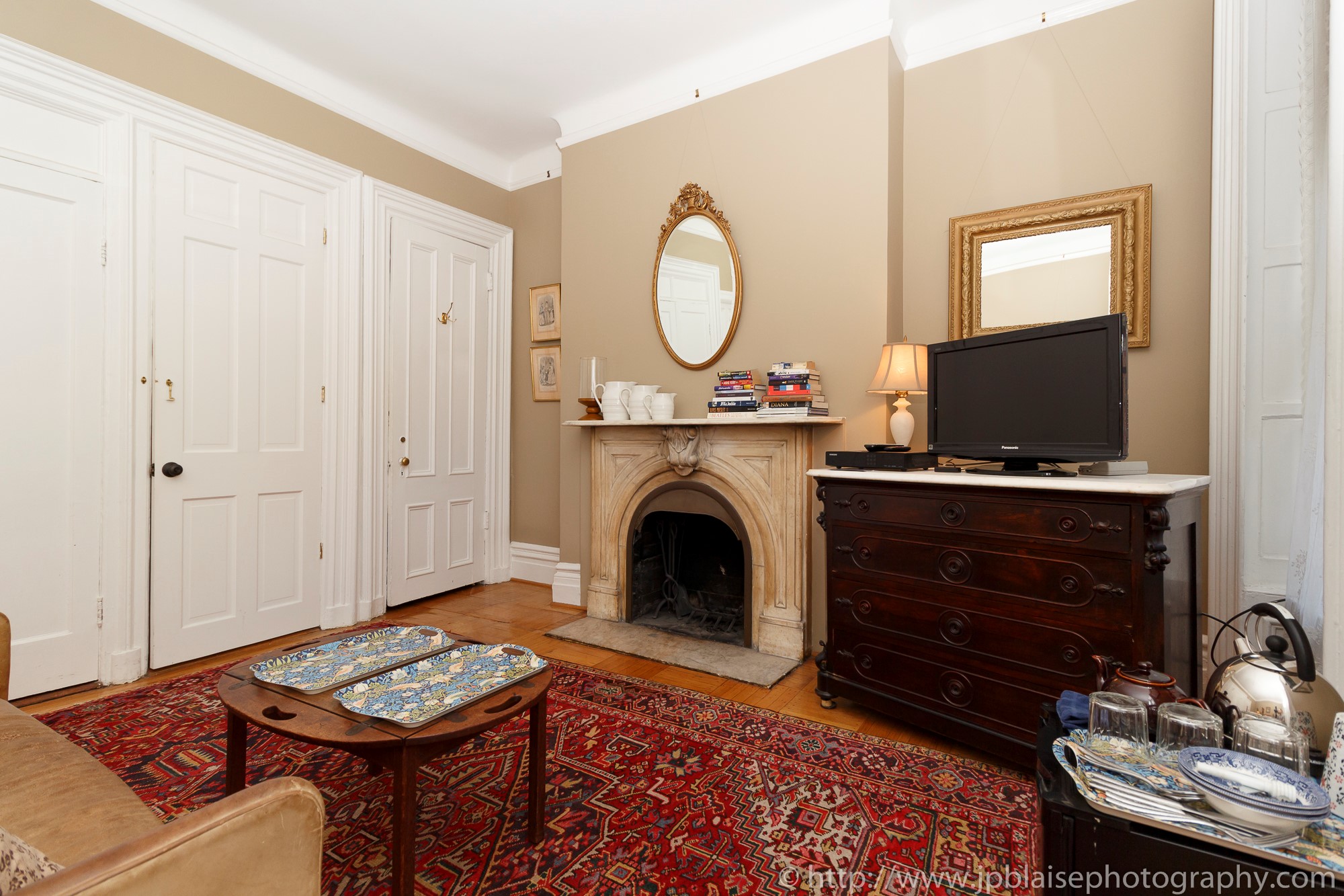 Apartment photographer suite for rent upper east side real estate brownstone airbnb fireplace