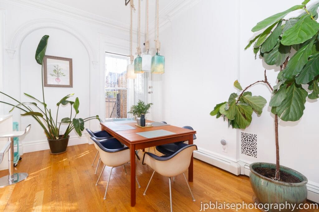 Brooklyn apartment photographer new york bed stuy real estate table