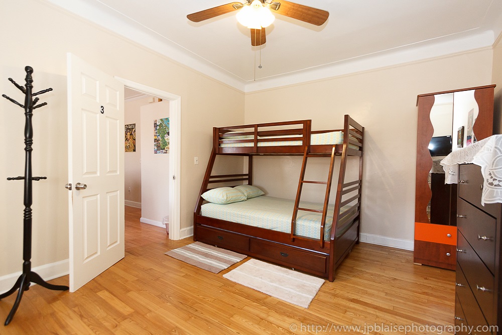 New York interior photographer work: picture of a bedroom of an apartment in East Flatbush, Brooklyn