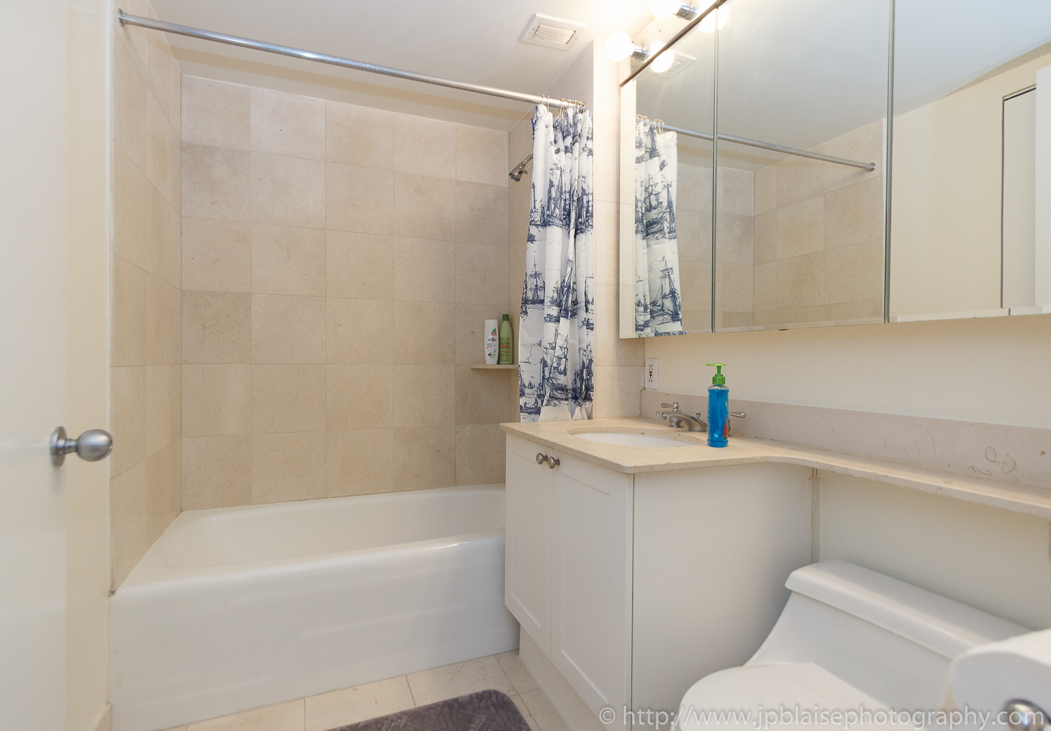 Latest NYC interior photographer work two bedroom two bathroom in Midtown East, Manhattan - picture of bathroom