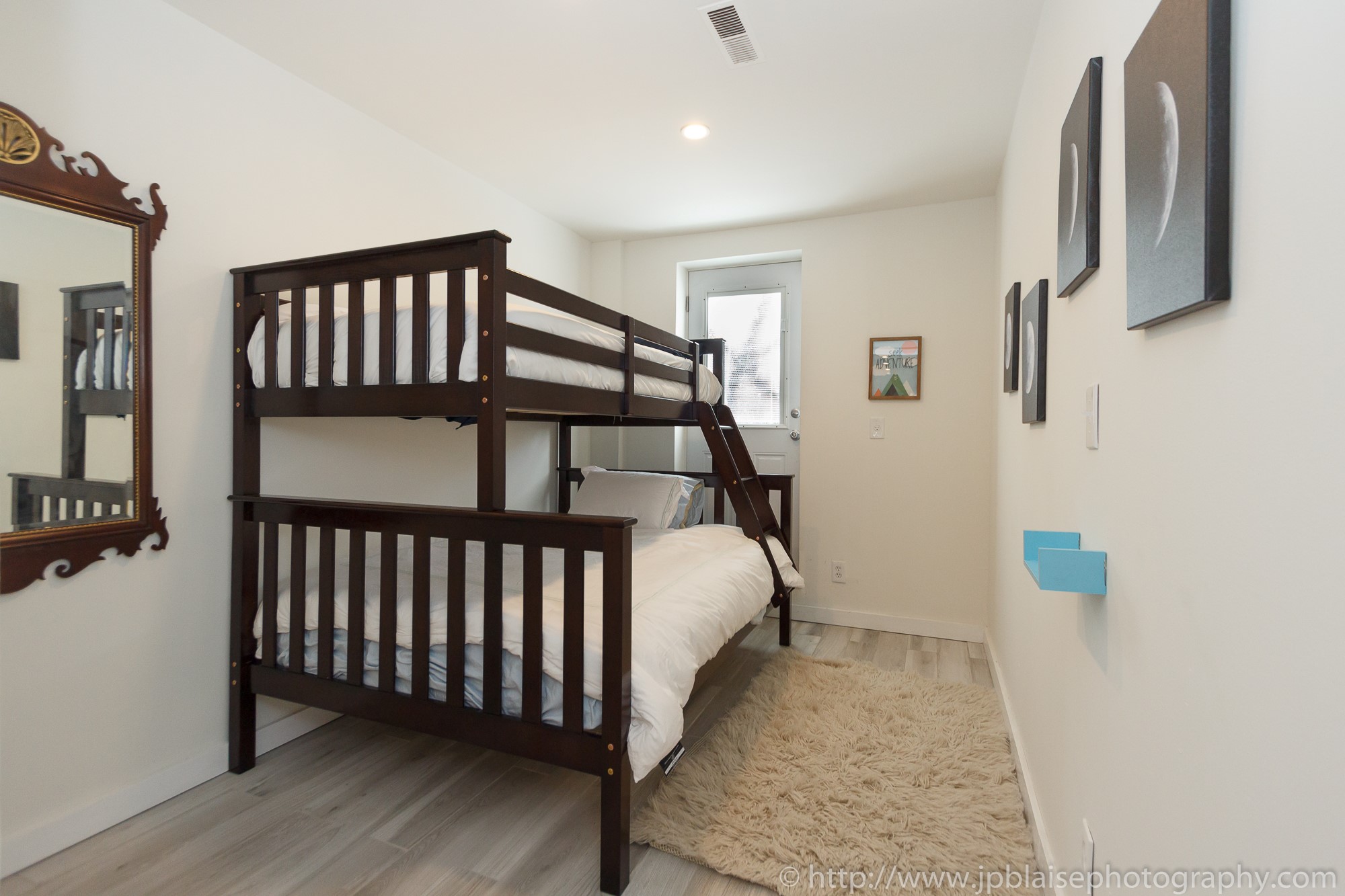 NYC Brooklyn apartment photographer Bushwick two bedroom with bunk beds