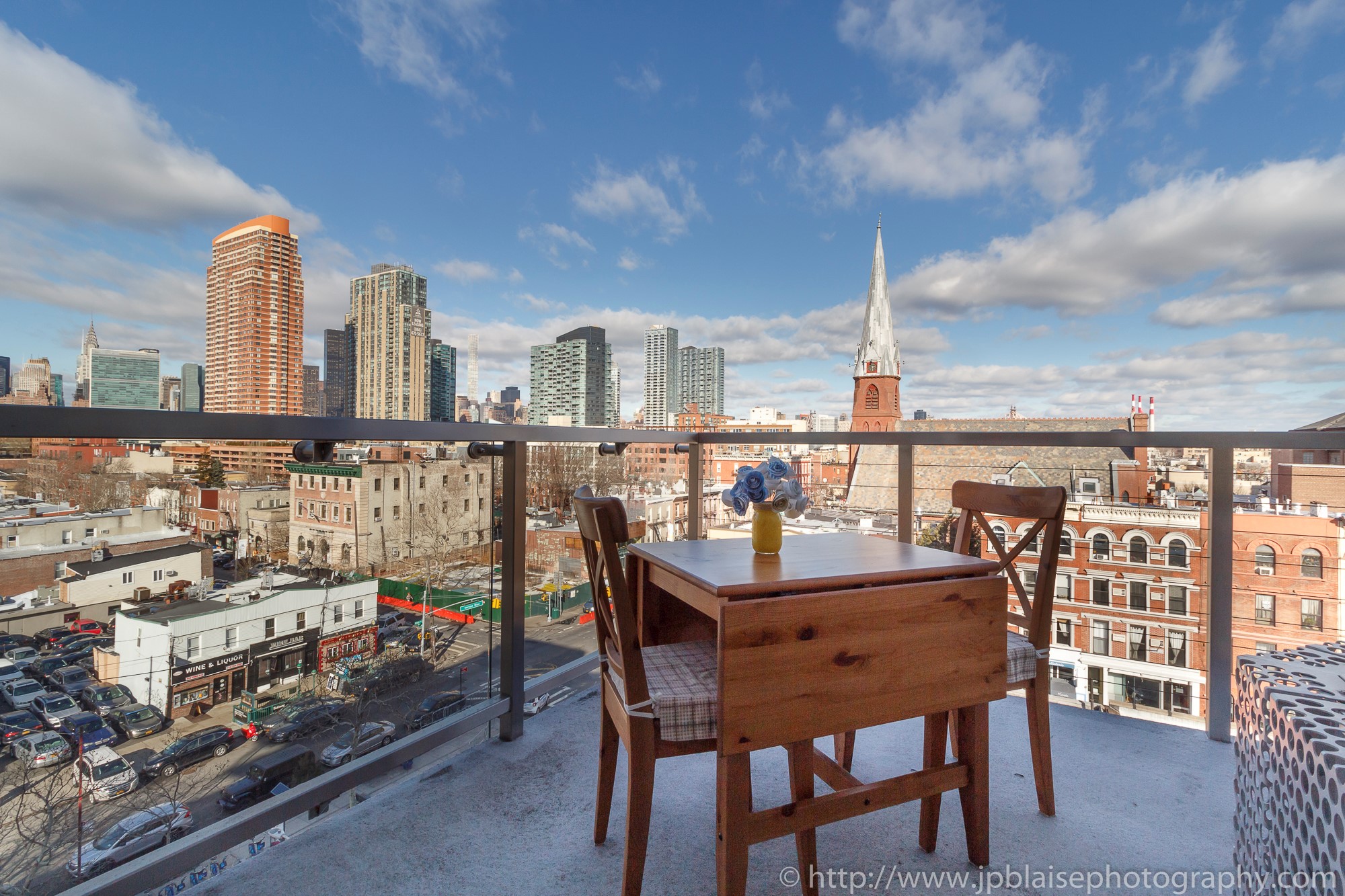 NYC apartment photographer one bedroom real estate interior long island city Queens balcony