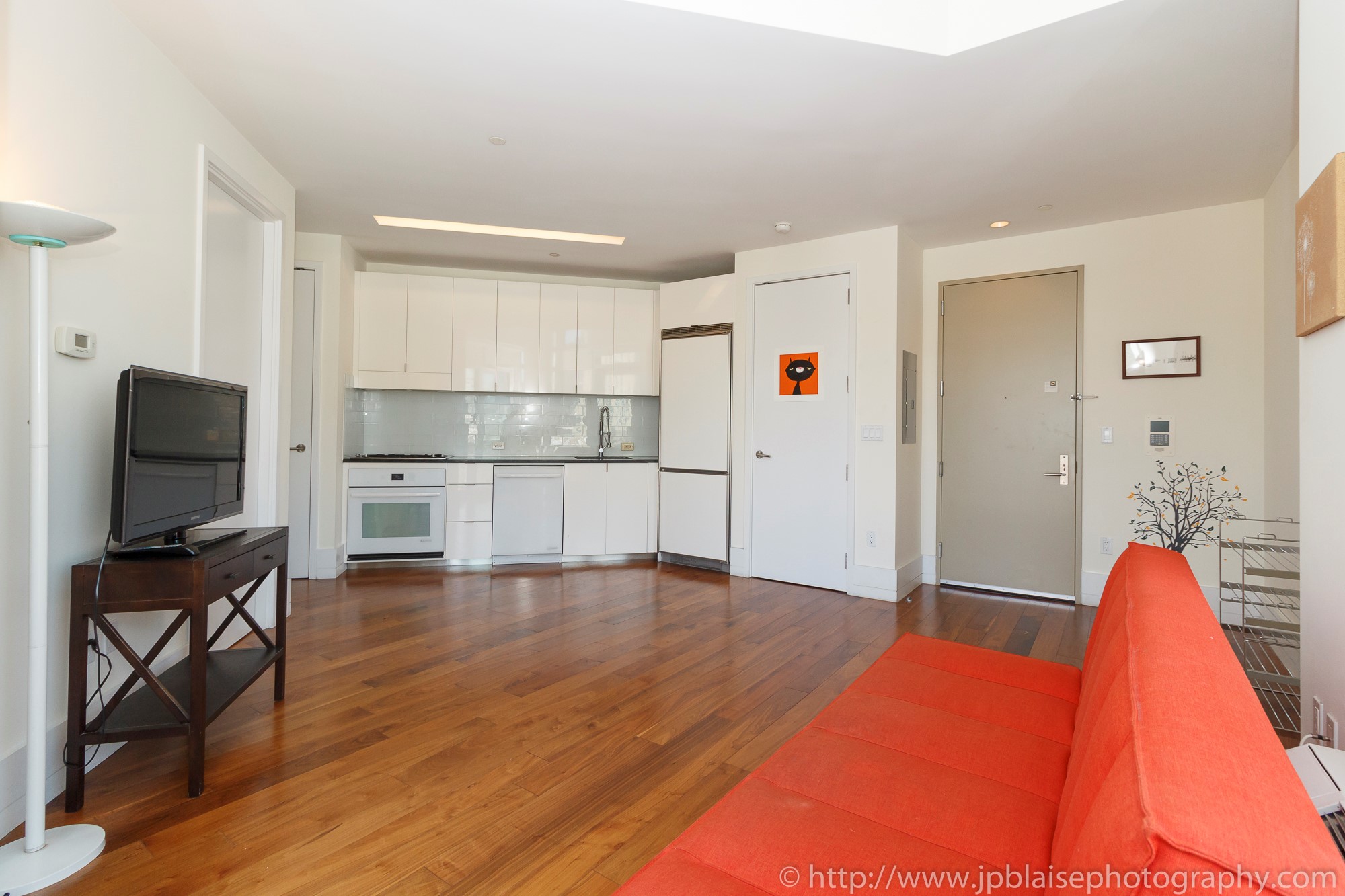 NYC apartment photographer one bedroom real estate interior long island city Queens living room