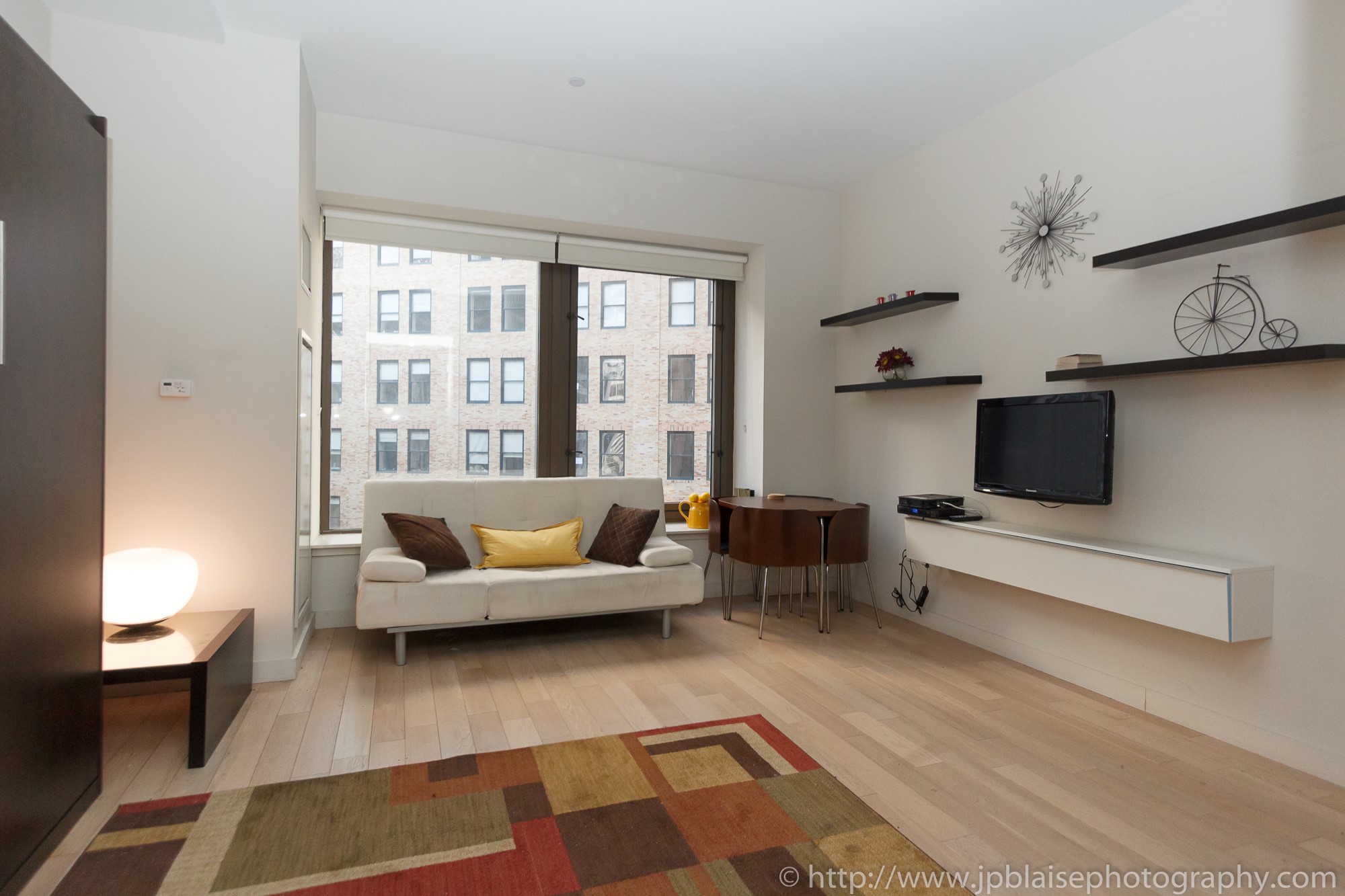 New York City apartment photographer studio financial district ny living room