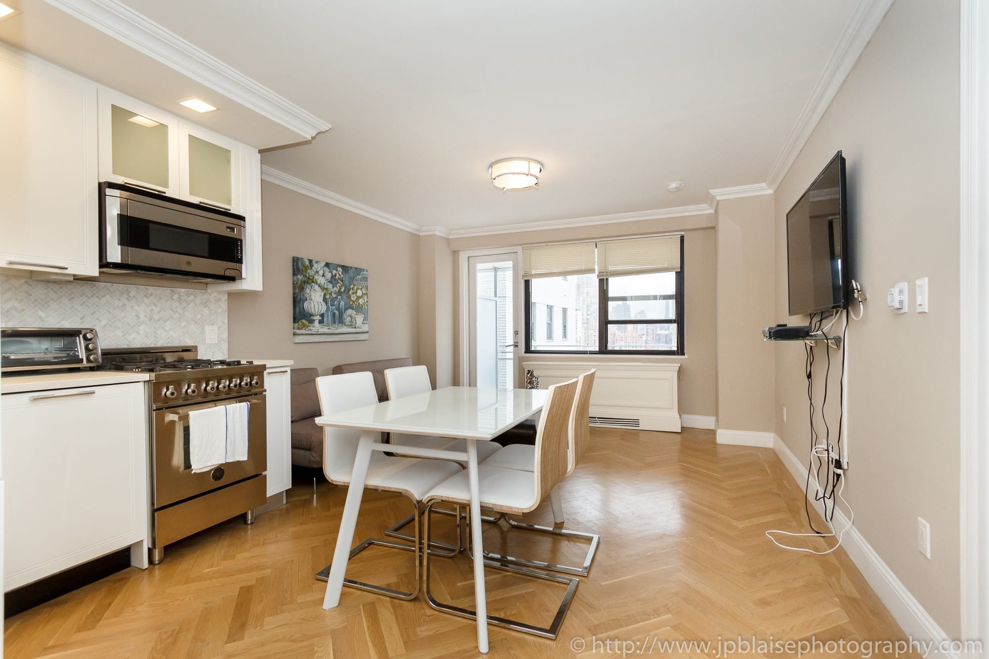 New York City Interior Photography session Modern one bedroom