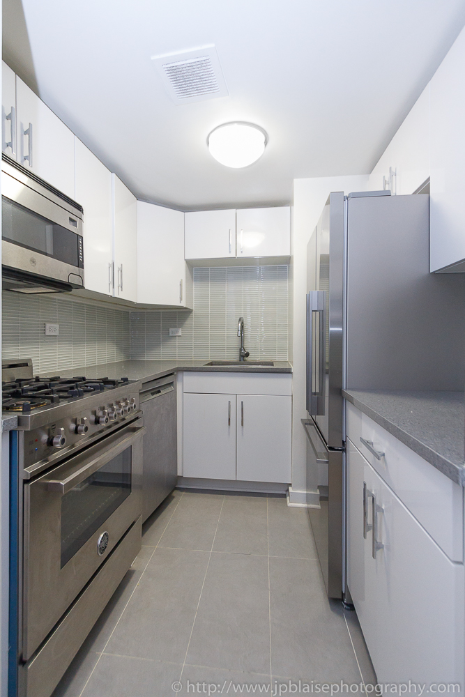 Real Estate photographer work kitchen of Midtown east unit new-york