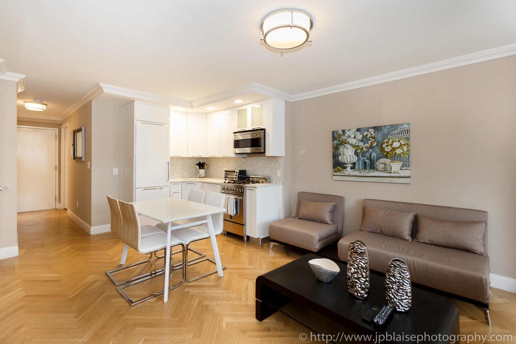 New York City Interior Photography session Modern one bedroom