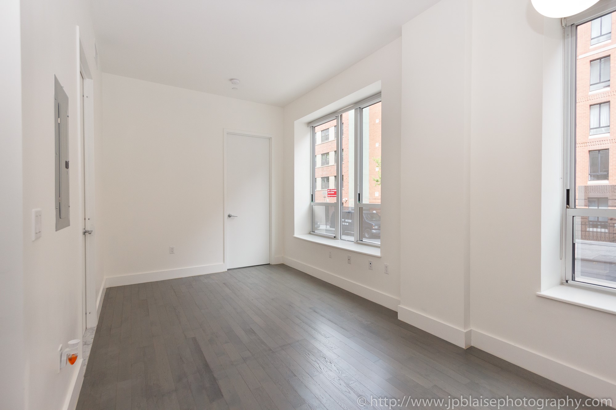 Real estate apartment photographer Midtown west 1 bedroom unit living room 2