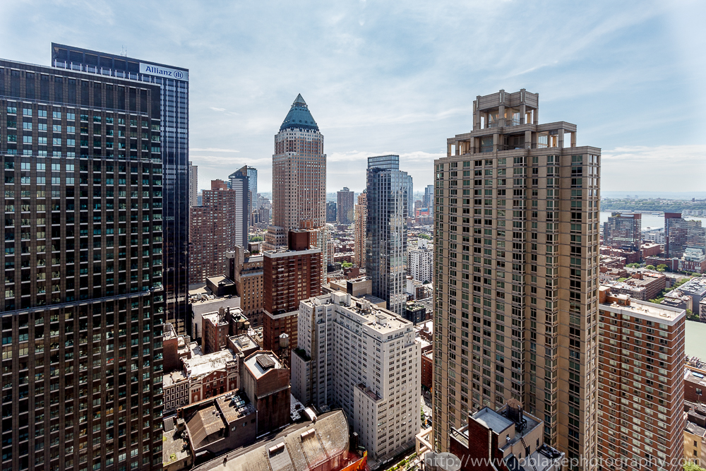 Interior photographer work: Stunning views from Bedroom in midtown Manhattan