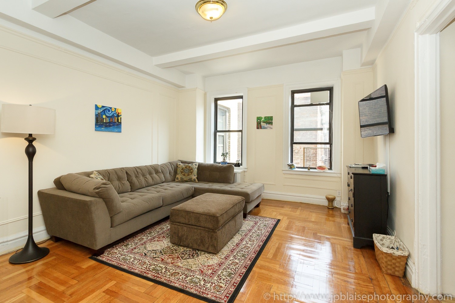Real estate photography work one bedroom in washington heights new york city