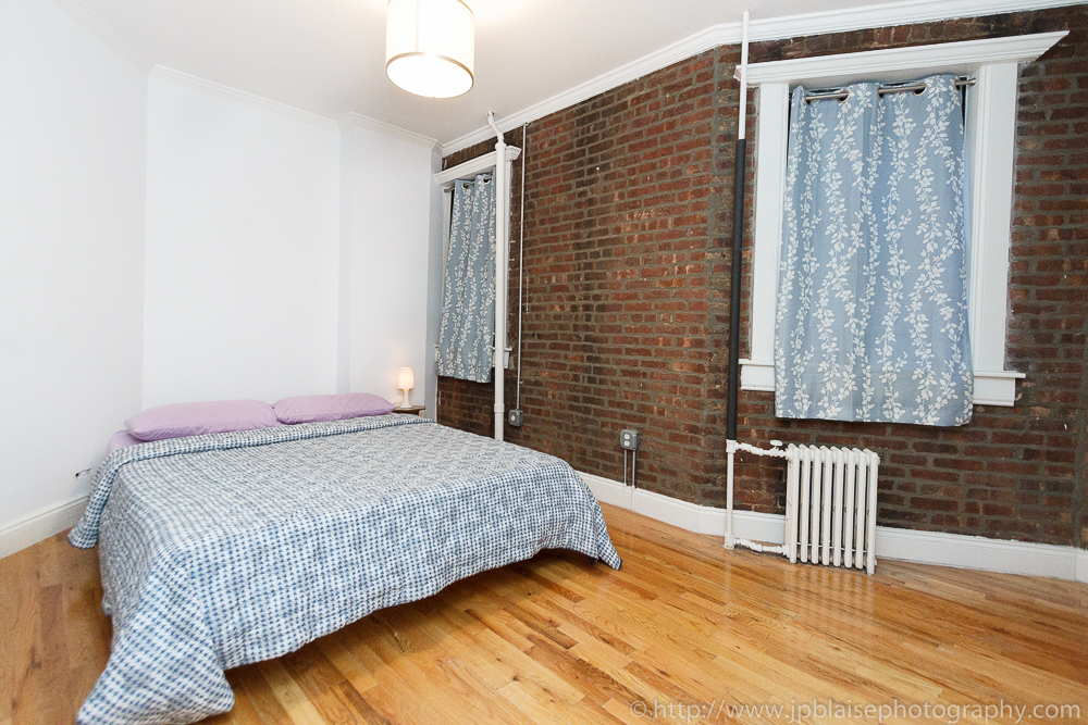 Master bedroom of Soho three bedroom apartment in Manhattan, New York City